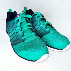 Reebok Sneakers Women Sz 5.5 Green Purple Z Dual Rush 2.5 Athletic Running Shoes